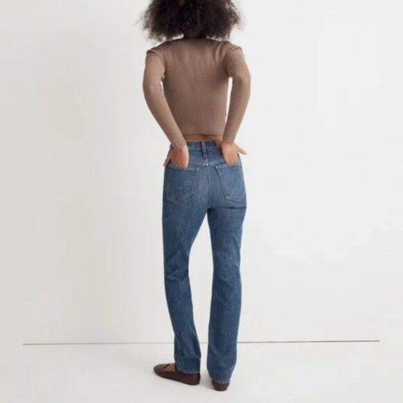 Madewell Women's High Rise Jeans - Blue - Picture 2 of 16